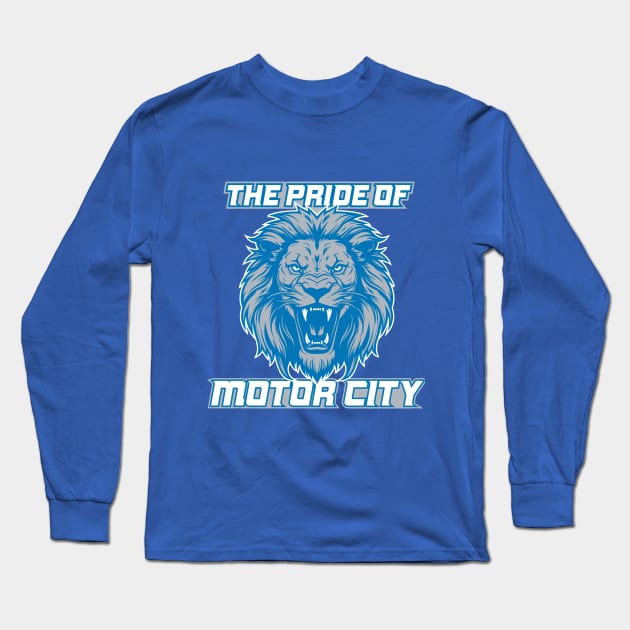 The Pride of the Motor City Long Sleeve T-Shirt by Vector Deluxe